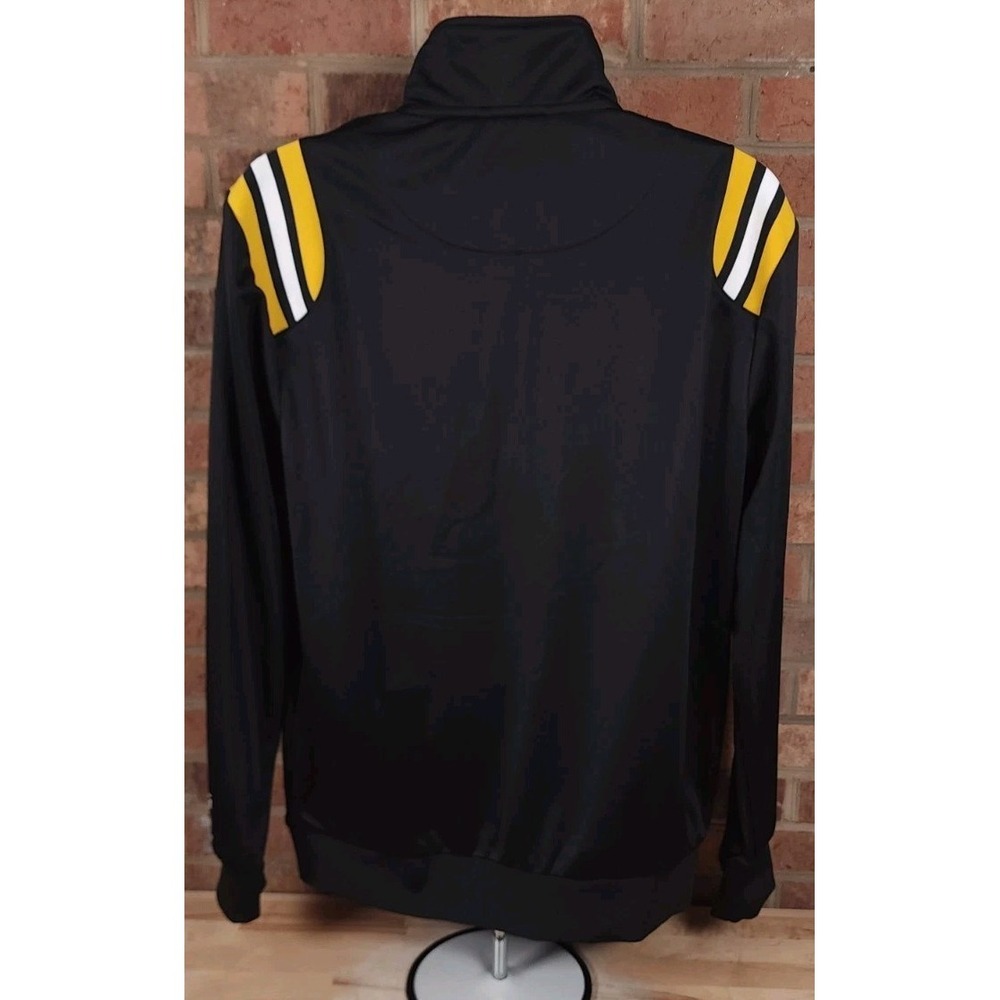 Starter Track Jacket Pittsburgh Steelers Black Full Zip Mens Size Large - Picture 5 of 9